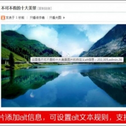 图片alt信息优化SEO V3.3(限时特惠￥12)·Discuz!插件
