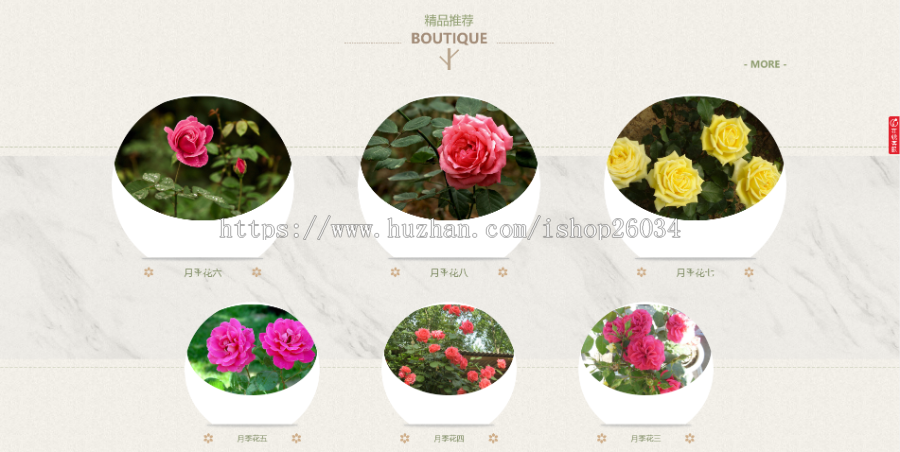 响应式园林花卉类网站模板-企业站-qyz195