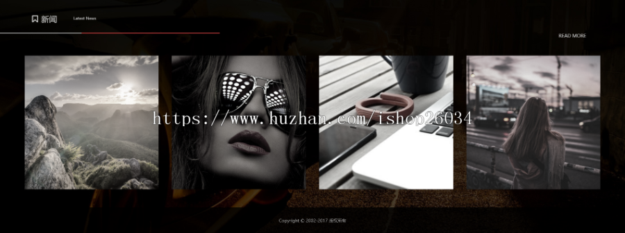 HTML5炫酷汽车配件公司网站响应式模板-企业站-qyz128