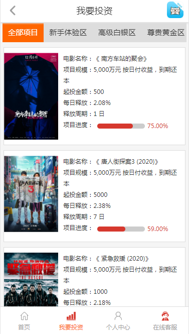 2020影视投资大转盘版