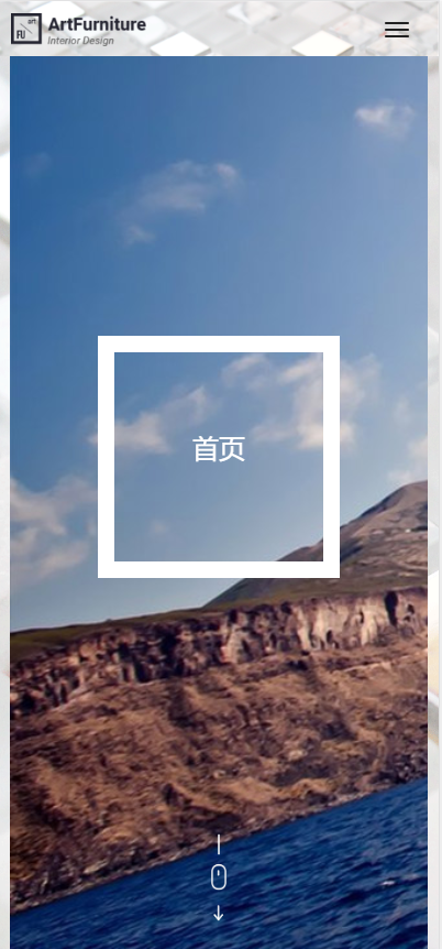响应式创意作品展示类网站模板-企业站-qyz110