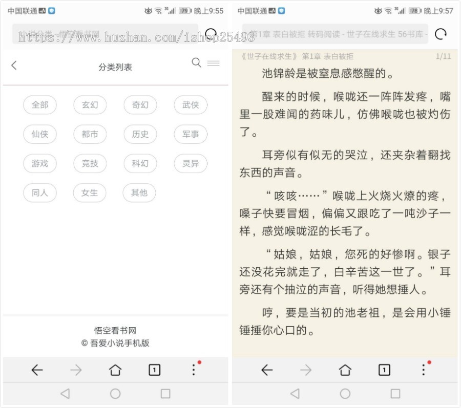 【包搭建】2020新权5站PTCMS小说多套风格 悟空追小说/快眼看小说模板源码, 支持PC+WAP 