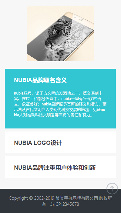 响应式电子手机配件类网站模板-企业站-qyz166