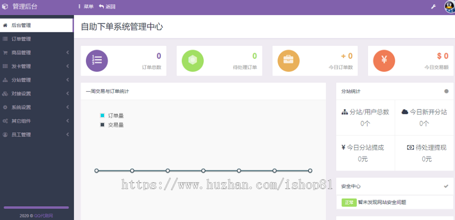 彩虹代刷自助下单系统V6.1.5免授权版+19套前台模板+无限分站+免签支付=最实用发卡工具