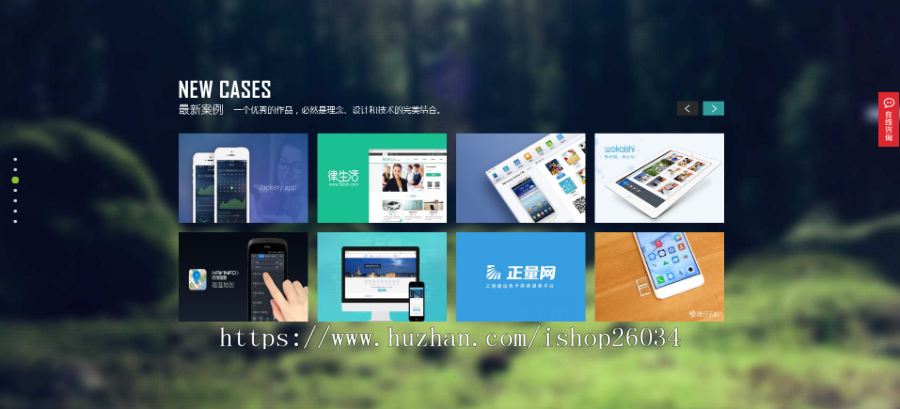 互联网品牌建设公司网站企业模板-企业站-qyz47