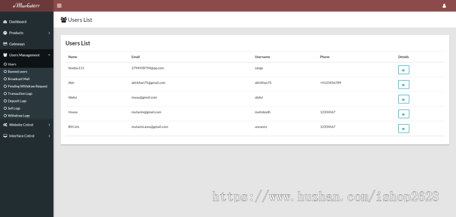 PHP在线国外纯英文数字虚拟物品点卡游戏交易商品销售市场源码