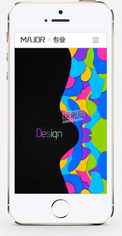 响应式品牌战略营销设计类网站织梦模板 HTML5品牌策划设计类网站（带手机版）