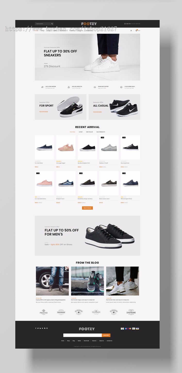wordpress外贸主题模板商城电商网站企业公司个人商城电商源码带数据 