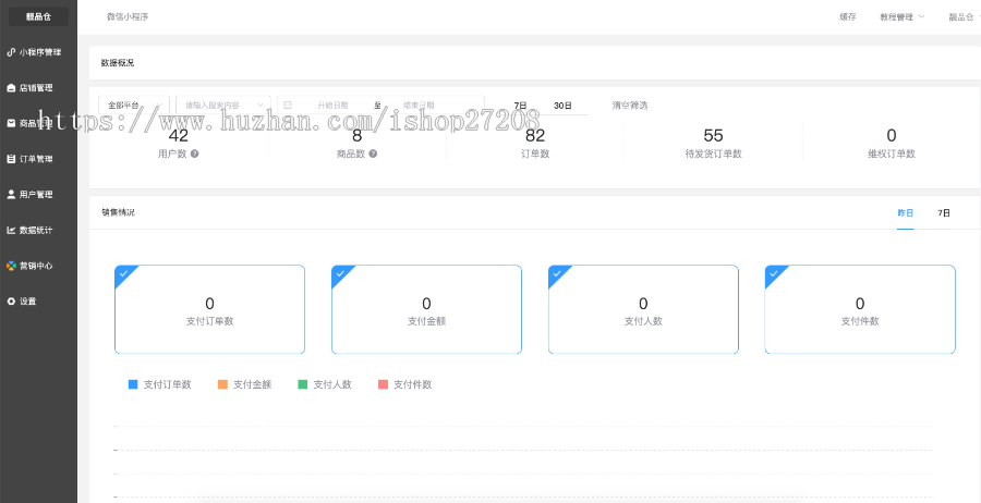 社交电商小程序全开源版（VUE前端）支持二开 