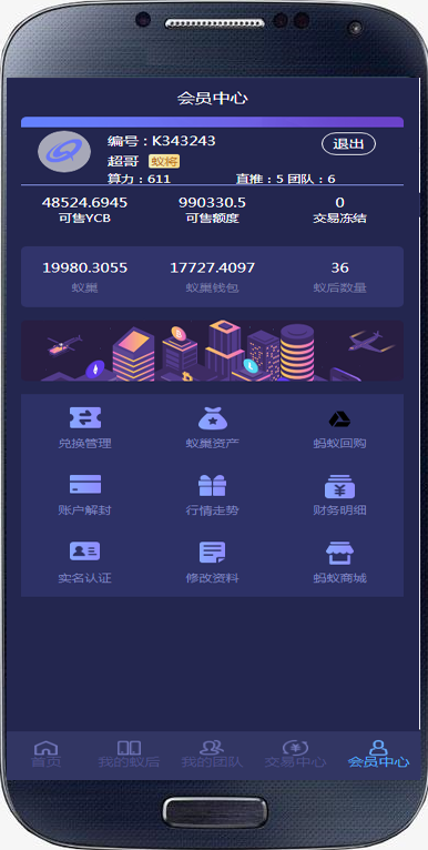 2020区块链蚂蚁矿池/投资理财/推广分销/交易大厅/区块链源码