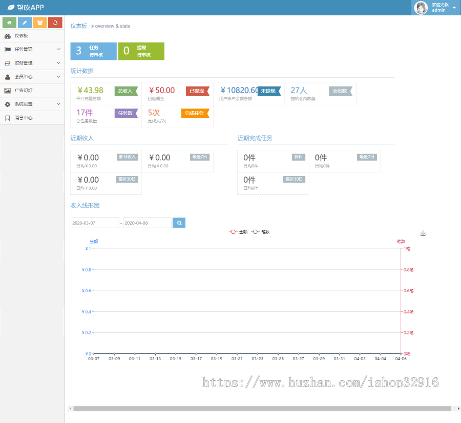 一砍到底+帮忙砍价任务赚钱+可发布任务+可封装APP+ThinkPHP源码+安装教程