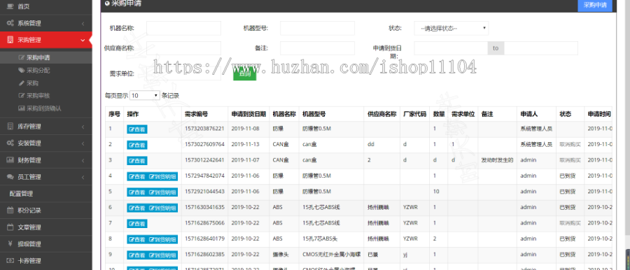 大型企业ERP，企业人员管理。java版