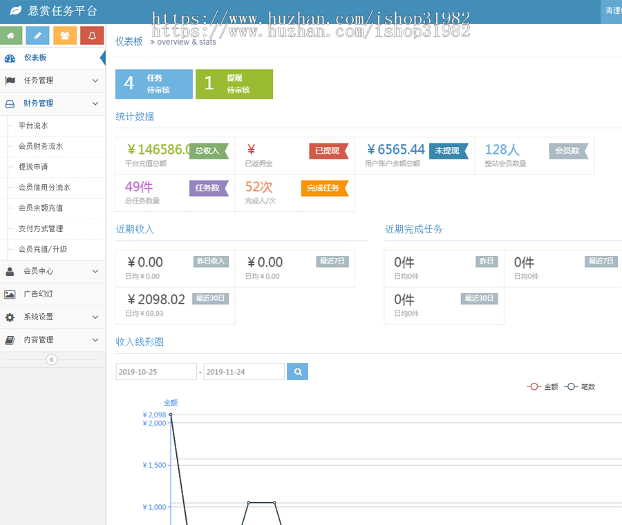 【修复二开版】霸屏众人帮在线任务 悬赏 抖音火山点赞 任务 源码 微任务引流系统威客赚钱