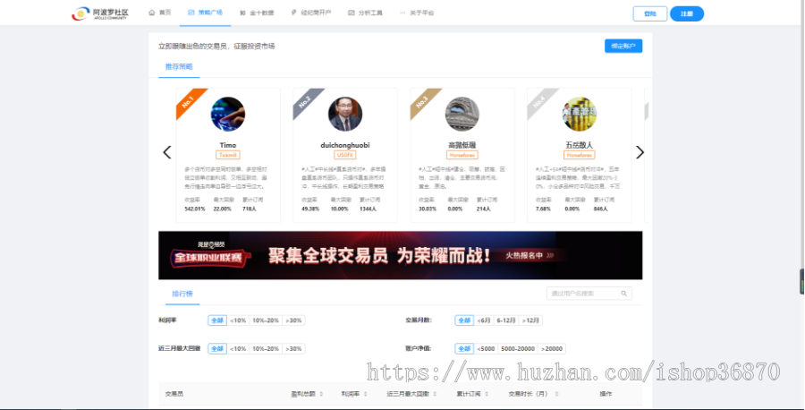 Followme/腾达/盖诺/外汇跟单社区/MT4跟单系统/外汇CRM系统/源码 