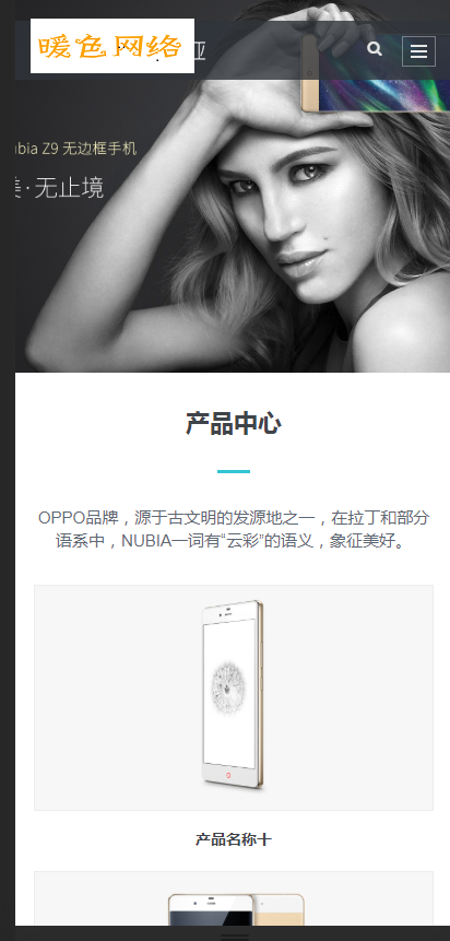（自适应手机版）响应式电子手机配件类网站织梦模板HTML5电子科技手机耳机蓝牙产品网