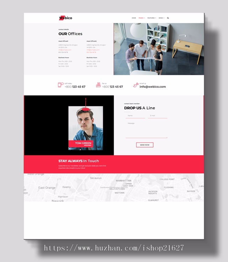 wordpress主题模板网页设计行业自适应博客企业整站源码二次开发 