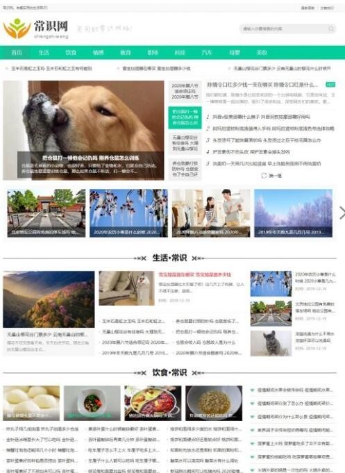 eyoucms自媒体新闻资讯类网站模板分享