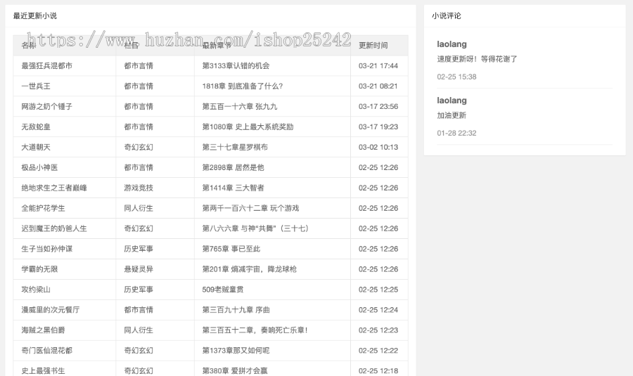 老狼小说源码自动采集+【深度seo优化】+wap自适应=小说网站源码 （原创模板 ） 