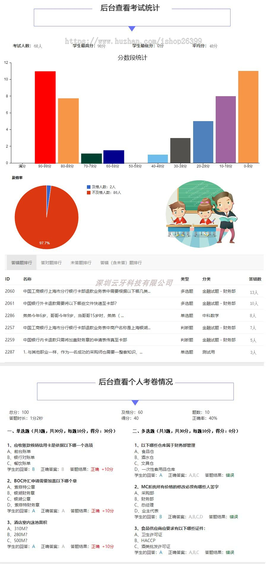 在线考试小程序，题库，企业培训考试小程序