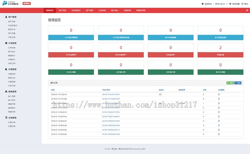 PHP聚合通支付系统源码全开源+国富通+代付模式+代理商模式