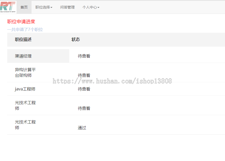 java 基于Spring+mybatis的SpringBoot招聘网站项目