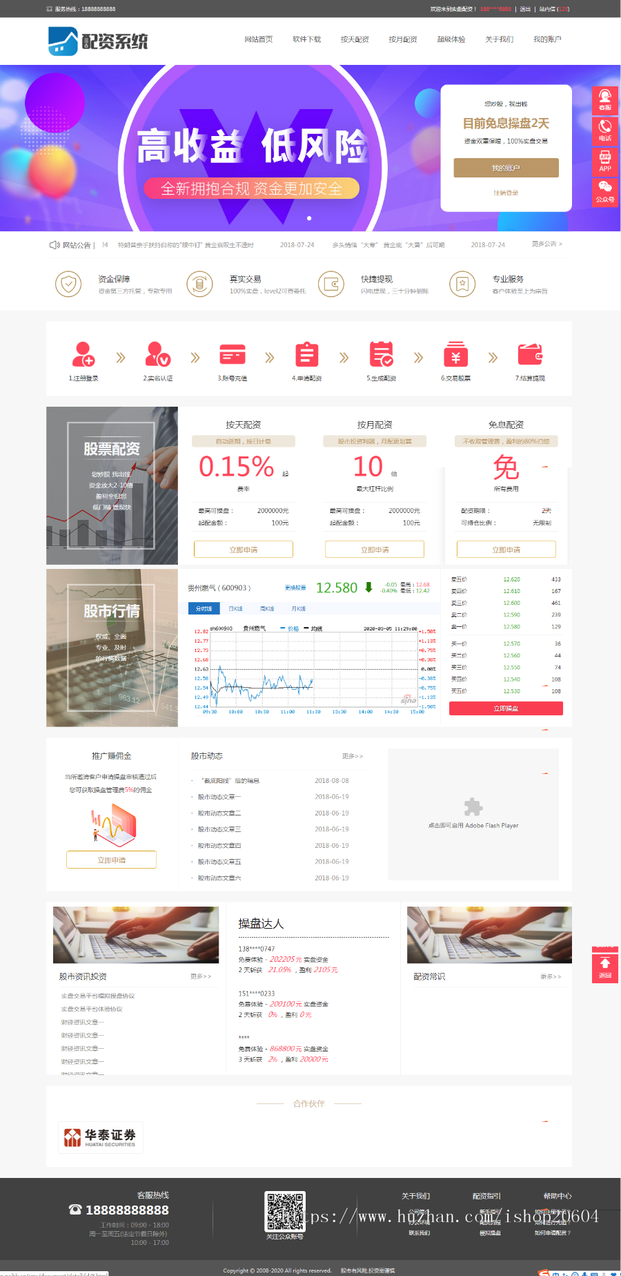 全新配资策略系统/pc+手机端/投资理财策略/买点策略/A股点买系统/非常谋略/可封装APP