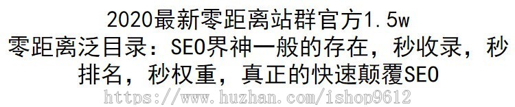 2020新版正版零距离泛目录泛程序带教程推送工具满血复活