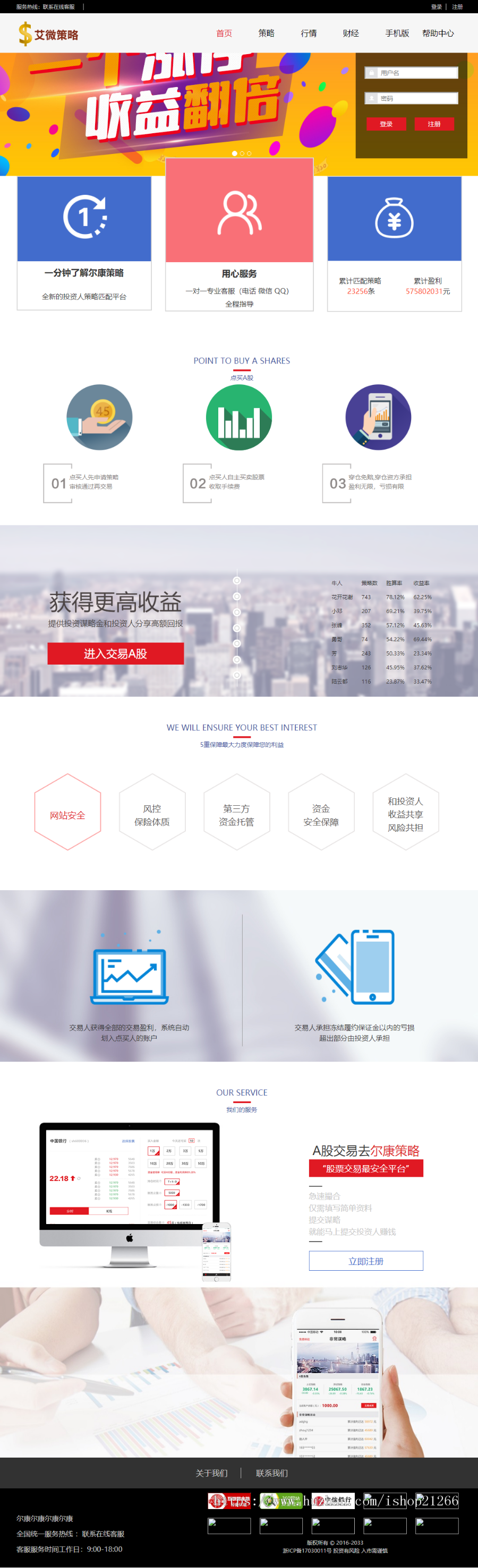 【三月新版二开】策略配资网站谋略/点买系统/配资系统/期权系统/策略双融/自适应页面