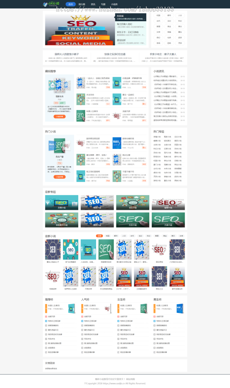 首发零距离泛目录站群二次开发【小说版】