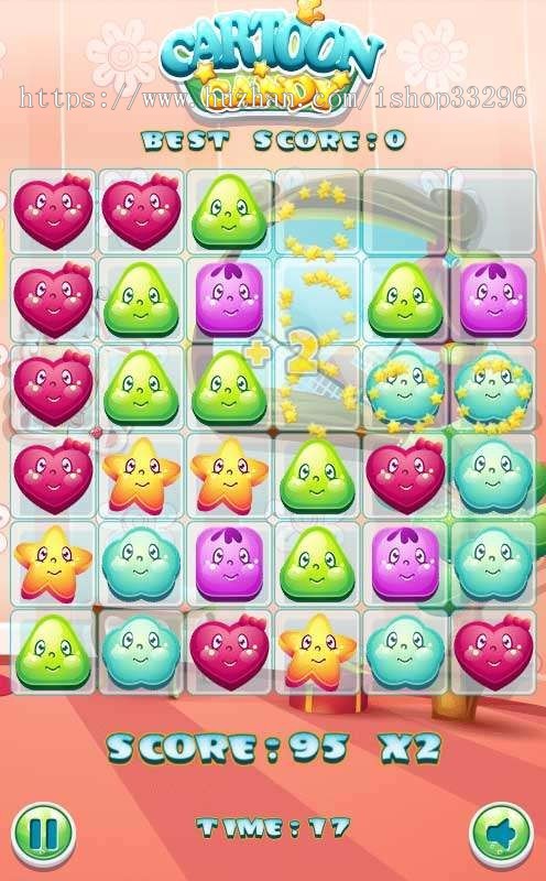 html5糖果连线消除游戏源码 赠送400套微信小游戏