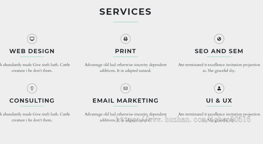 简洁漂亮的个人介绍网站源码