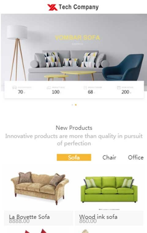 中英文外贸类三合一网站模板软装家具家居用品三站合一网站源码三网合一网站