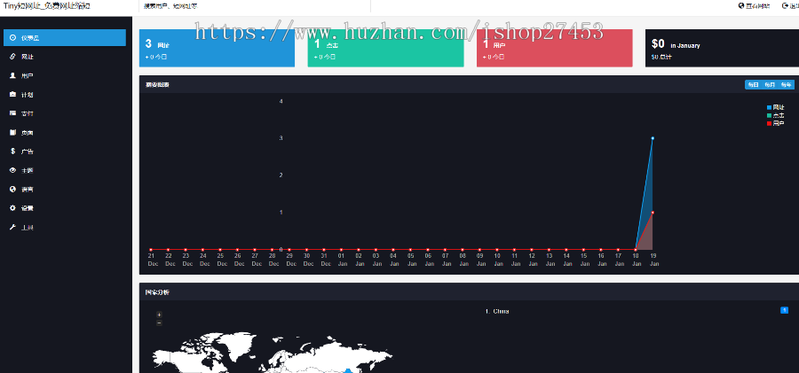 2020全新PHP网址缩短防封短网址生成系统源码