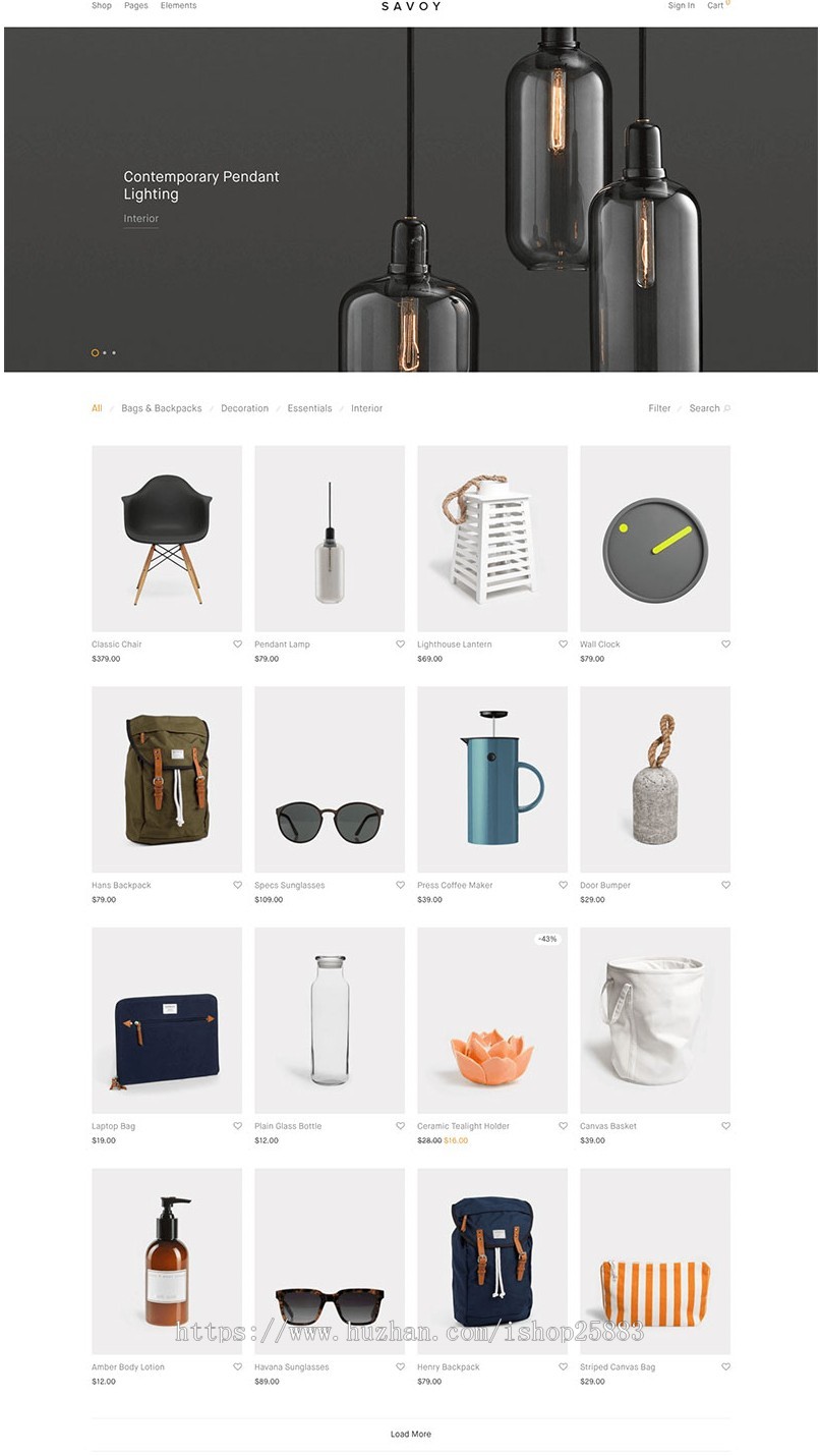 wordPress主题汉化版 Savoy V2.3.3极简电商外贸商城主题 