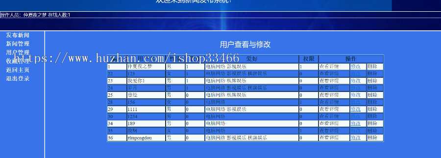 javaweb JAVA JSP新闻发布网站新闻发布系统(新闻管理系统)