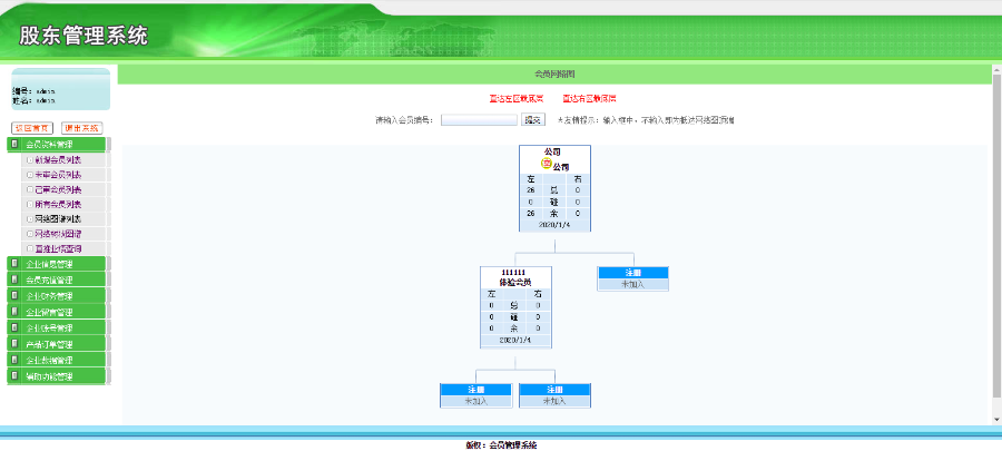 多级别/见点/加权分红/商务中心/购物 直销系统/软件/源码