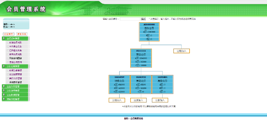 双级别/三轨/单轨公排一条线/见点  直销系统/软件/源码