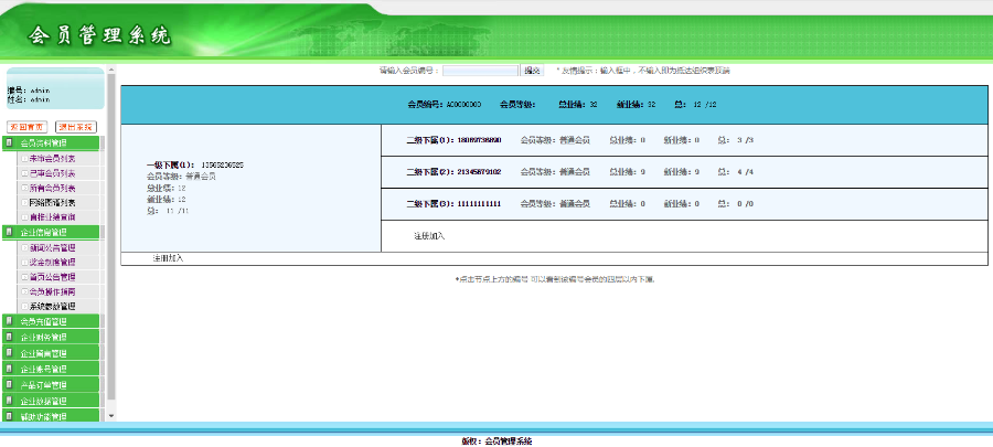 多级别/十五代提成/购物激活/意向会员 直销系统/软件/源码