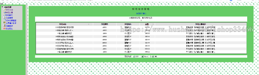 javaweb JAVA JSP鲜花销售系统网上花店系统花店系统jsp网上花店花卉鲜花在线销售系统