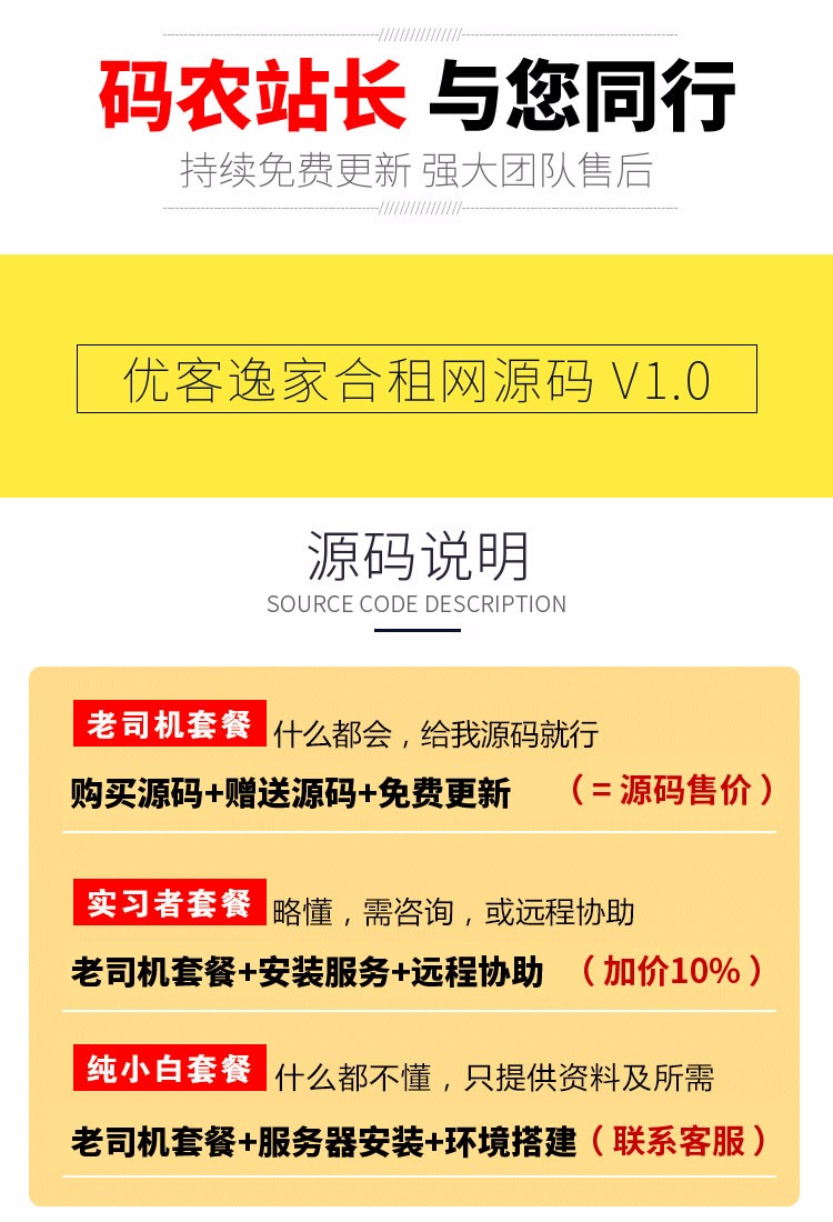 【商业源码】优客逸家合租网源码