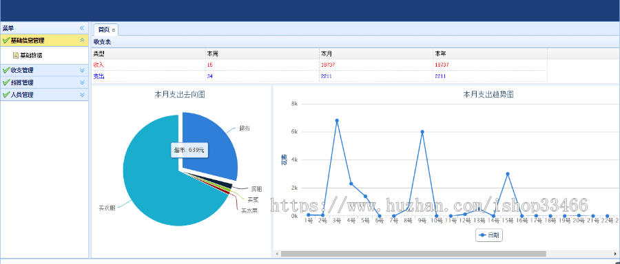 ssm财务管理系统（个人理财系统 个人财务管理系统-毕业设计 课程设计）