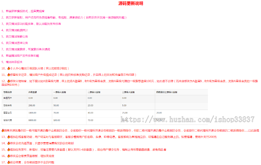 运营版新版UI任务APP霸屏天下/自助任务/三级分销平台源码