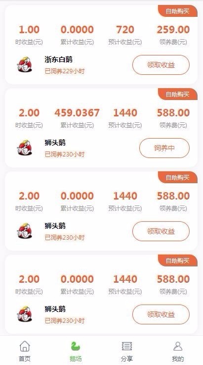 共享复利挖矿 鹅之家运营版源码+充电宝机器人二开+安装说明+码支付对接教程