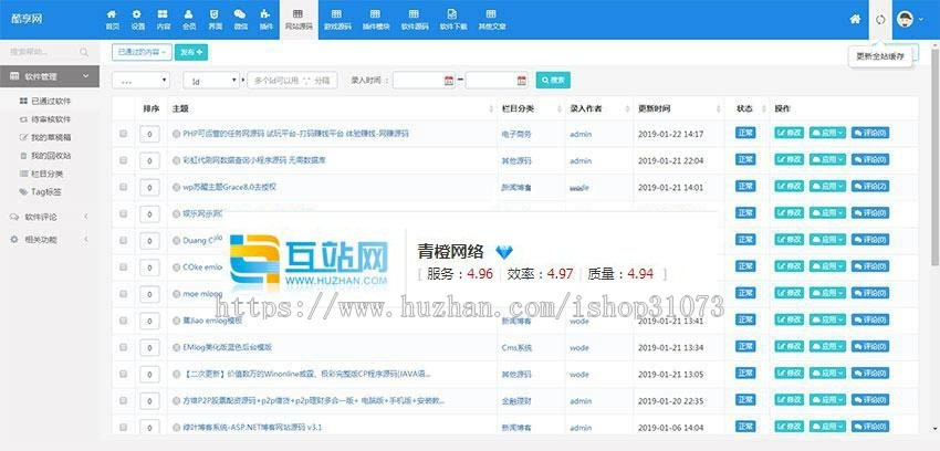 PHP仿码农网整站源码 资源销售平台源码