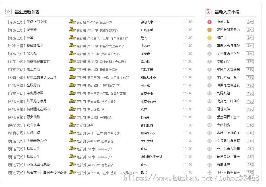 自适应小说网站源码+自动采集+深度SEO（直接运营） 