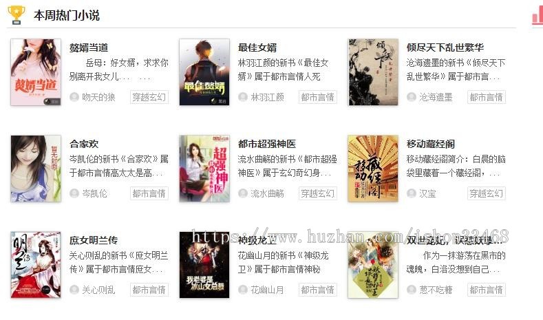 自适应小说网站源码+自动采集+深度SEO（直接运营） 