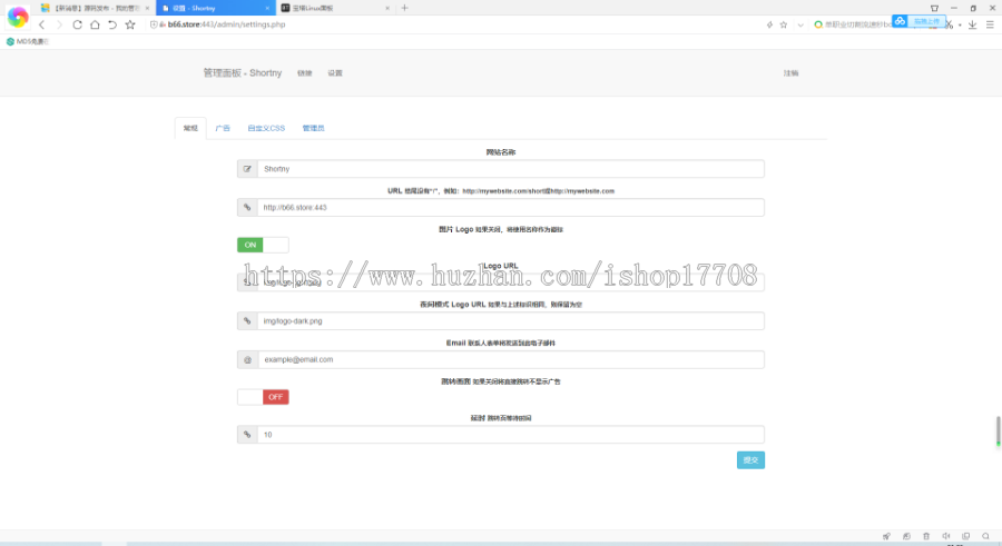 自己的域名做短连接带api
