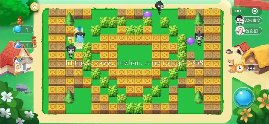 年前搭建只要5000泡泡堂多人游戏源码，竞技游戏源码，输赢扣金币，可二次开发