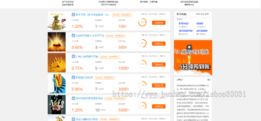 2019年金融投资理财PHP源码P2P|带手机版|可封装APP|完美运营版
