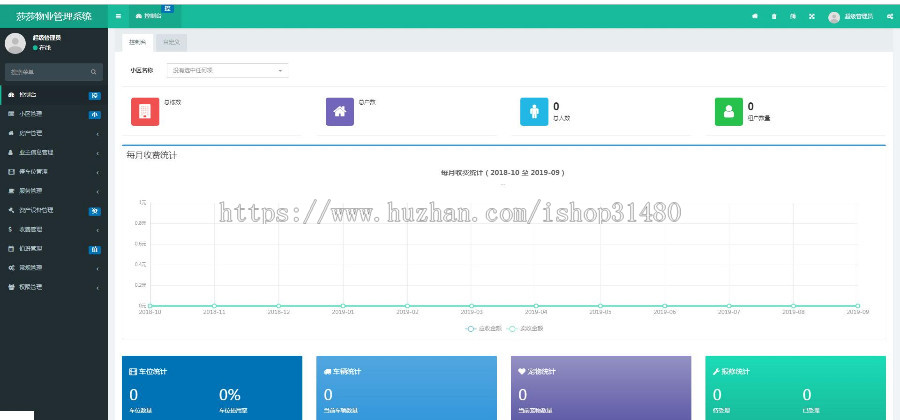 后台功能强大的ThinkPHP内核多小区物业管理系统源码，操作简单,PHP物业管理系统，